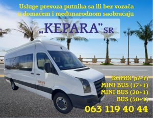 KEPARA prevoz putnika