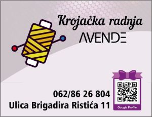 AVENDE krojačka radnja