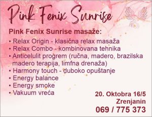 PINK FENIX SUNRISE salon masaže